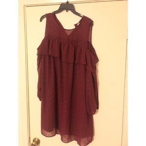 Maroon dress